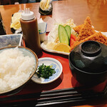 七福ノ里 - アジフライ定食  ¥870