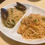 ガフーリオ - パスタの2種盛りランチ