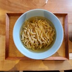 おだし香る自家製麺 弦乃月 - 塩そば かけ