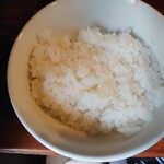 麺屋 悠 - サービスのライス