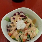 Tempura Fuku Nishi Zen To Takumi - 平日夜限定 特製天丼のサラダ