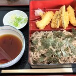 末広庵 - いか天ざる