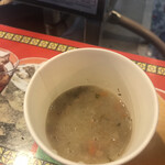 DENIZ TURKISH CAFE & BAR - サービスで豆スープみたいの