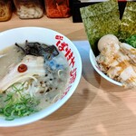 ばりきや源流 - 【2023.3.2(木)】ばりこてめん(並盛・100g)890円＋ばりきめし490円