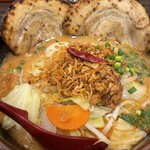 麺場 田所商店 - 山椒味噌らーめん＋炙りチャーシュー