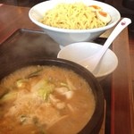 Ishiyaki Ramen Kazan - 石焼しょうゆつけ麺