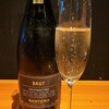 コドナ WINE,DINER HIROSHIMA - お酒①サンテロ・ブラック・ブリュット(スパークリングワイン、イタリア)(税込660円)
葡萄品種:グレーラ50%、シャルドネ 30%、ピノ・ビアンコ 20%
