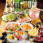 Uehommachi Washoku Izakaya Kirakuya Isuzu - 大人気の飲み放題付コース料理♪