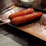 炭火焼鶏 大樹 - あらびきウインナー