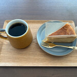 オニヴァのきもち - 酸味のないラオス（中深煎り）とチーズケーキ