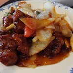 バーミヤン - 鶏肉と野菜の甘酢炒め