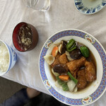 蓬莱軒 - 酢豚ライス