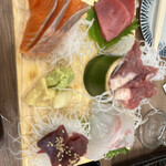 町鮨とろたく - 山海刺し盛り合わせ5種