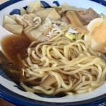 らーめん 佐々舟 - 特製わんたんの麺