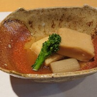 双葉寿司 - 高野豆腐の揚げ煮