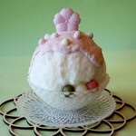 銀座 福禄寿 - かき氷 桜みるく