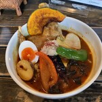 Su-Pu Kare Okushiba Shouten - やわらか骨付き鶏と厳選旬の野菜カリー
