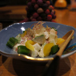 福禄寿 - アボカドとモッツャレラの酒盗クリーム