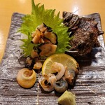 Sushi Izakaya Yataizushi - さざえの刺身！