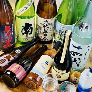 從廣島當地酒到縣外酒，適合當地魚料理的名酒陣容龐大