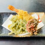 百年古家 大家 - 昼メニュー天ぷら盛合わせ