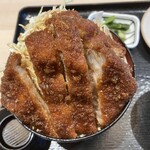 明治亭 - 明治亭 長野駅店　ソースカツ丼ご飯（小）アップ