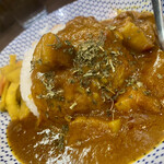 ヌードル＆スパイスカレー 今日の1番 - 朝カレー(ポークとフルーツのカレー)  あっぷ