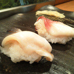 Sushidokoroatsuga - ホッキ貝　生とボイル味比べ