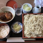 Sobaya Goemon - 230302木　北海道　そば屋 五衛門　角煮定食1,300円＋大盛200円
