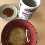 活鮮 - 海苔のお味噌汁