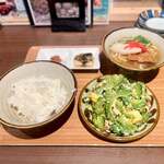 h Okinawa Sakaba Ashibina - ゴーヤ＆ソーキそば定食