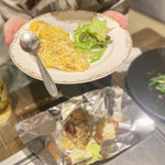 Okonomiyaki Teppanyaki Kuraya - 納豆オムレツ