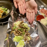 Okonomiyaki Teppanyaki Kuraya - 一夜干しホルモン