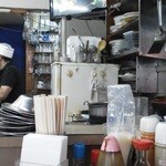 がんころ食堂 - 201307　がんころ　店内⇒（テレビがあります