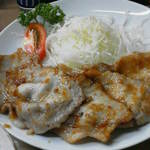 がんころ食堂 - 201307　がんころ　豚ロースの焼肉定食（550円）メイン