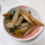 ゆたか食堂 - ネギとゴボウのキンピラ