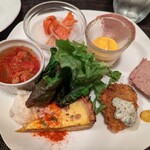 ヒグチ亭 - 前菜（妊婦のためすこし内容を変更してくださいました！）