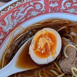 タンタン - 味玉断面