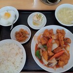 Chuukaryouri Unkai - 白身魚のスブタ風定食