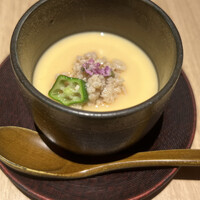 厳選焼鳥 一石三鳥 本店 - 鶏出汁の玉地蒸し