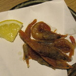 ことひら温泉 御宿 敷島館 - 小エビの唐揚げ