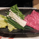 ことひら温泉 御宿 敷島館 - 台の物　黒毛和牛他