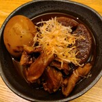 Kushi dori - 味噌煮込みおでん-KURO-(大根、卵、モツ/期間限定)