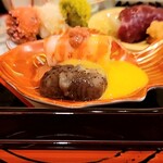 馬車道 大かわ - 鳴門ナマコの黄身酢