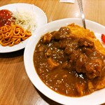 198494651 - カツカレー650円、ハンバーグ（単品）500円