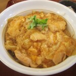 なか卯 - 親子丼（並盛）と はいからうどん（小）冷 のセット