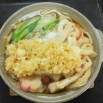 月見 大町店 - なべ天うどん