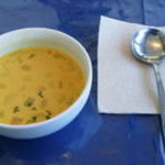 タールムビアンコ - カボチャのスープ。