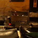 ぼうの - 上には私のお魚が焼かれています