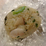 ぼうの - 白海老と空豆のお握り
